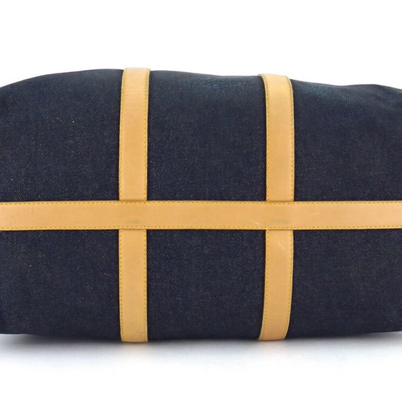 Dior handbag beige canvas ~ leather Authentic used - Picture 5 of 8